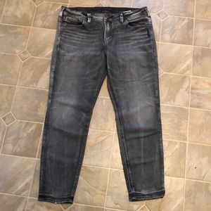 Silver Avery Ankle skinny Jeans